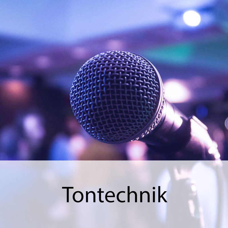 Auswahl Tontechnik