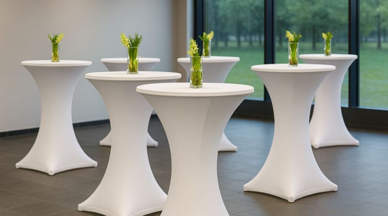 Stehtische mit Hussen